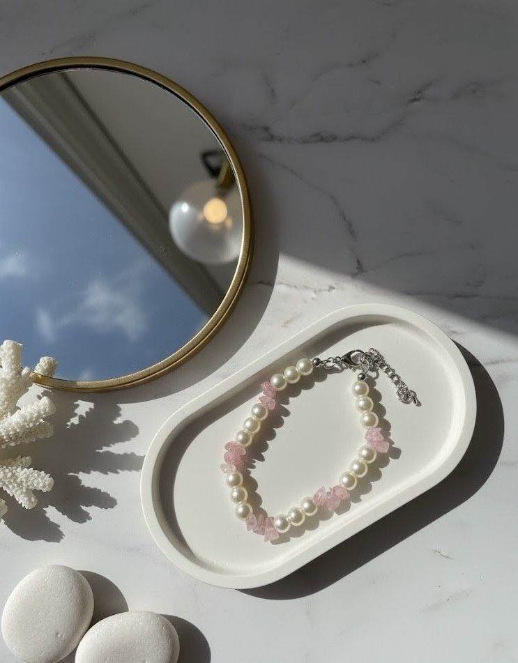 Blush Pearl Beaded Bracelet